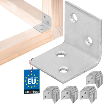 Uholník spojovací tesársky 25x25x25 sada 50 ks.