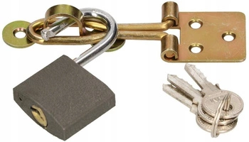 55 mm drôtená dverová skrutka s visiacim zámkom