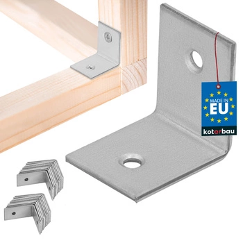 Tesársky uholník nerezový pozinkovaný 30x30x25 mm sada 25 ks.