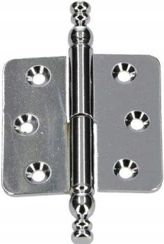 Dekoratívny nábytok sklopný záves chróm pravý