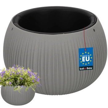 Kvetináč s vložkou 240x160 mm imitácia betónu