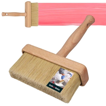 Lavica so štetcom veľká široká na základný náter tapiet 140 mm