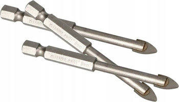 Fréza 6 mm sklenené dlaždice keramické - 3 ks.