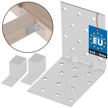 Uholník s prelisom 80x80x60 - 25 ks.