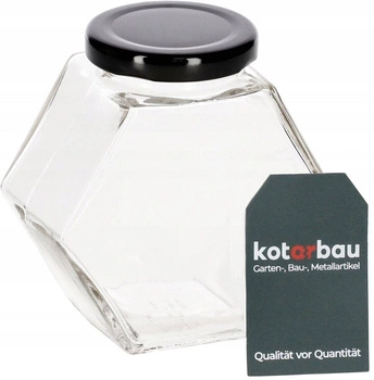 Sklenená nádoba 180 ml nádoba na korenie med