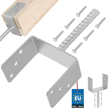 Základňa stĺpa s u-tyčou na osadenie 140 mm